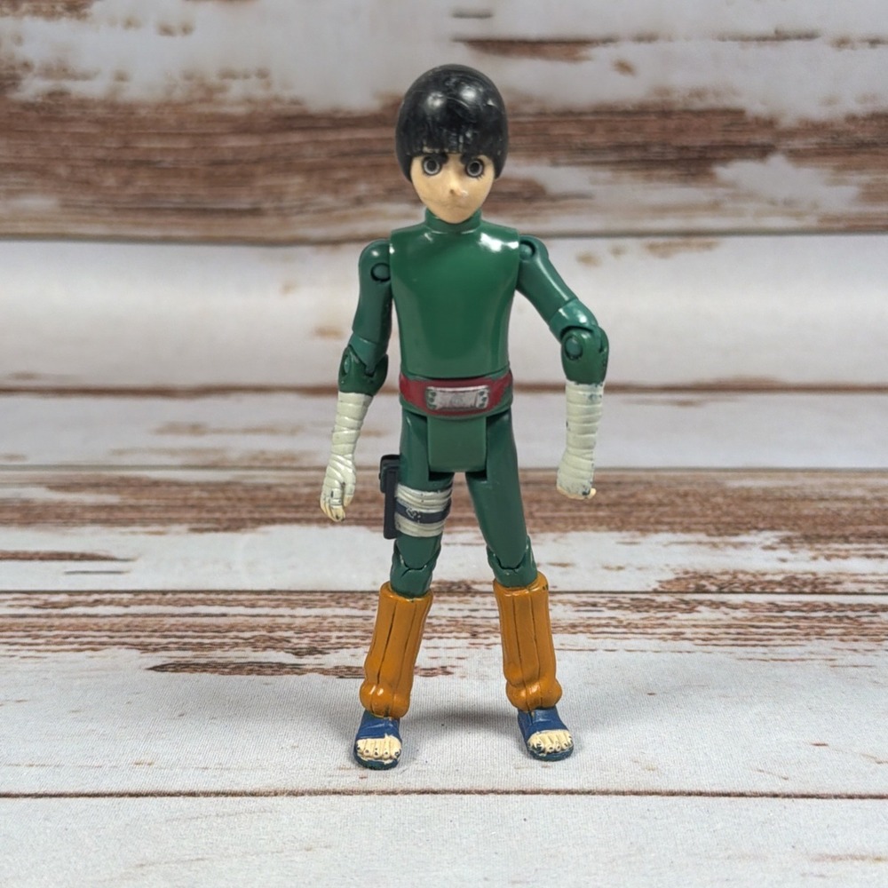 Vintage 2002 Naruto Shonen Jump Rock Lee 5 Inch Action Figure Masashi
